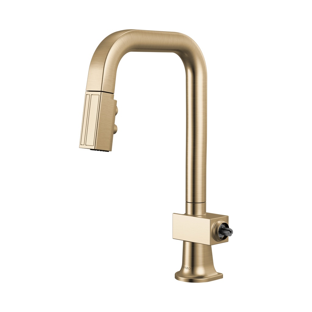 Brizo 63923LF-GLLHP Pull-Down Prep Faucet With Square Spout