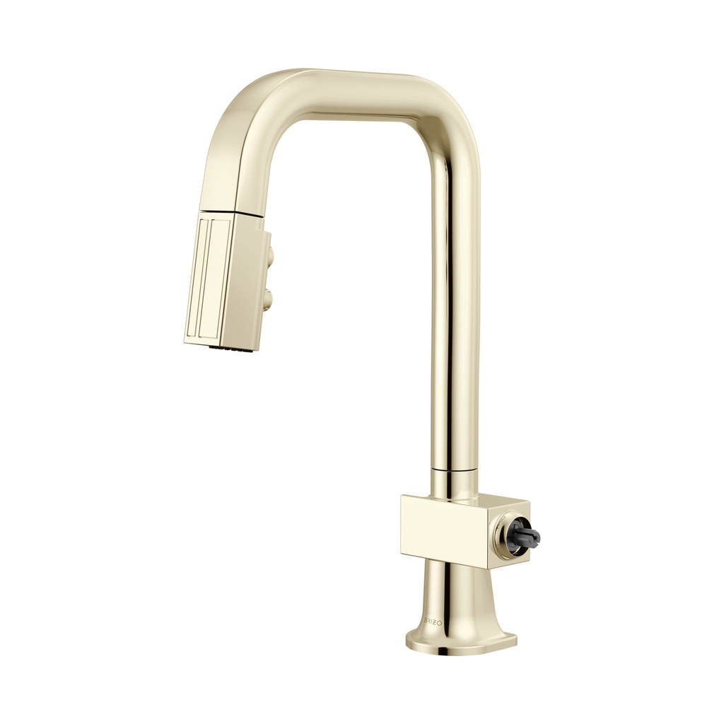 Brizo 63923LF-PNLHP Pull-Down Prep Faucet With Square Spout