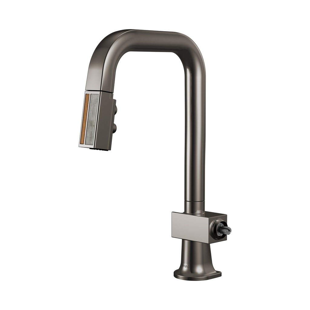 Brizo 63923LF-BNXWDLHP Pull-Down Prep Faucet With Square Spout