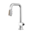 Brizo 63923LF-PCWDLHP Pull-Down Prep Faucet With Square Spout