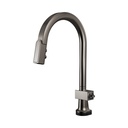 Brizo 64022LF-BNXLHP Smarttouch Pull-Down Faucet With Arc Spo