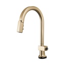 Brizo 64022LF-GLLHP Smarttouch Pull-Down Faucet With Arc Spo