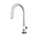 Brizo 64022LF-PCLHP Smarttouch Pull-Down Faucet With Arc Spo