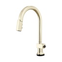 Brizo 64022LF-PNLHP Smarttouch Pull-Down Faucet With Arc Spo