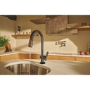 Brizo 64022LF-BNXWDLHP Smarttouch Pull-Down Faucet With Arc Spo