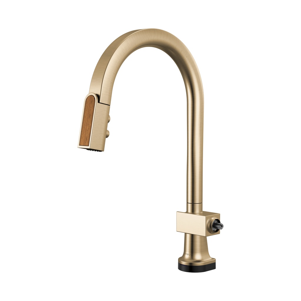 Brizo 64022LF-GLWDLHP Smarttouch Pull-Down Faucet With Arc Spo