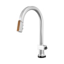 Brizo 64022LF-PCWDLHP Smarttouch Pull-Down Faucet With Arc Spo