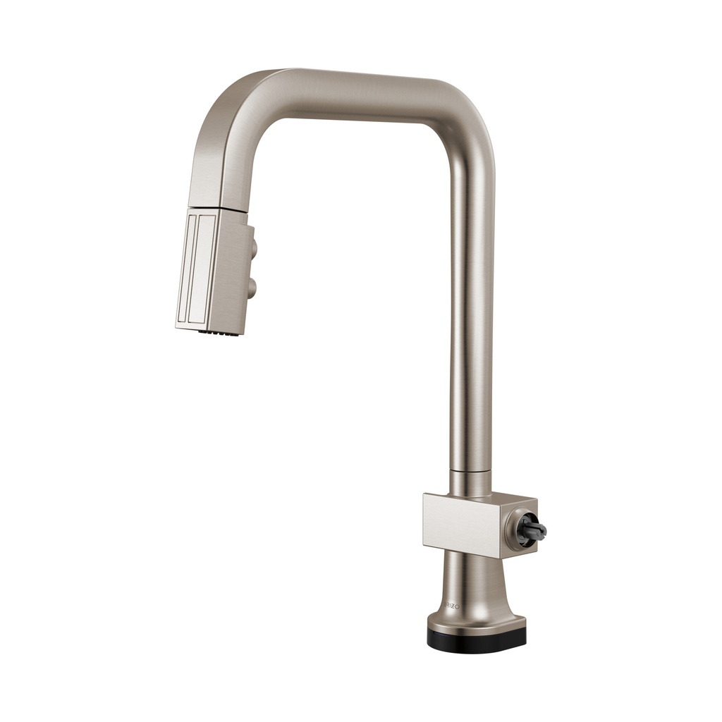 Brizo 64023LF-SSLHP Frank Lloyd Wright SmartTouch Pull-Down Faucet With Square Spout Stainless Steel (less handle)