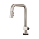 Brizo 64023LF-SSLHP Frank Lloyd Wright SmartTouch Pull-Down Faucet With Square Spout Stainless Steel (less handle)
