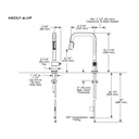 Brizo 64023LF-SSLHP Frank Lloyd Wright SmartTouch Pull-Down Faucet With Square Spout Stainless Steel (less handle)