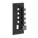 Gessi 39699 Inciso In Wall Thermostatic Rough Valve With 4 Volume Controls Chrome 1