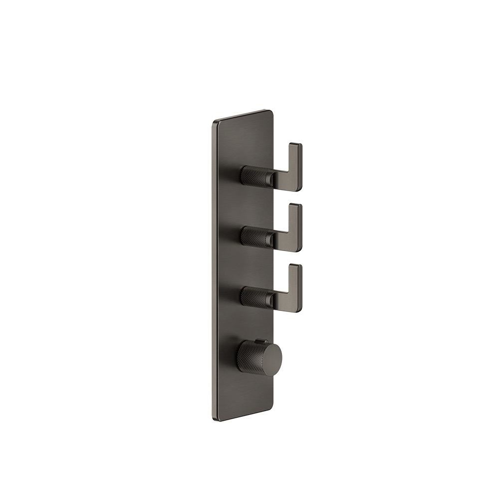 Gessi 58206 Inciso Thermostatic Trim With 3 Volume Controls Chrome 1