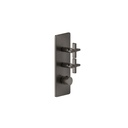 Gessi 58224 Inciso Thermostatic Trim With 2 Volume Controls Chrome 1