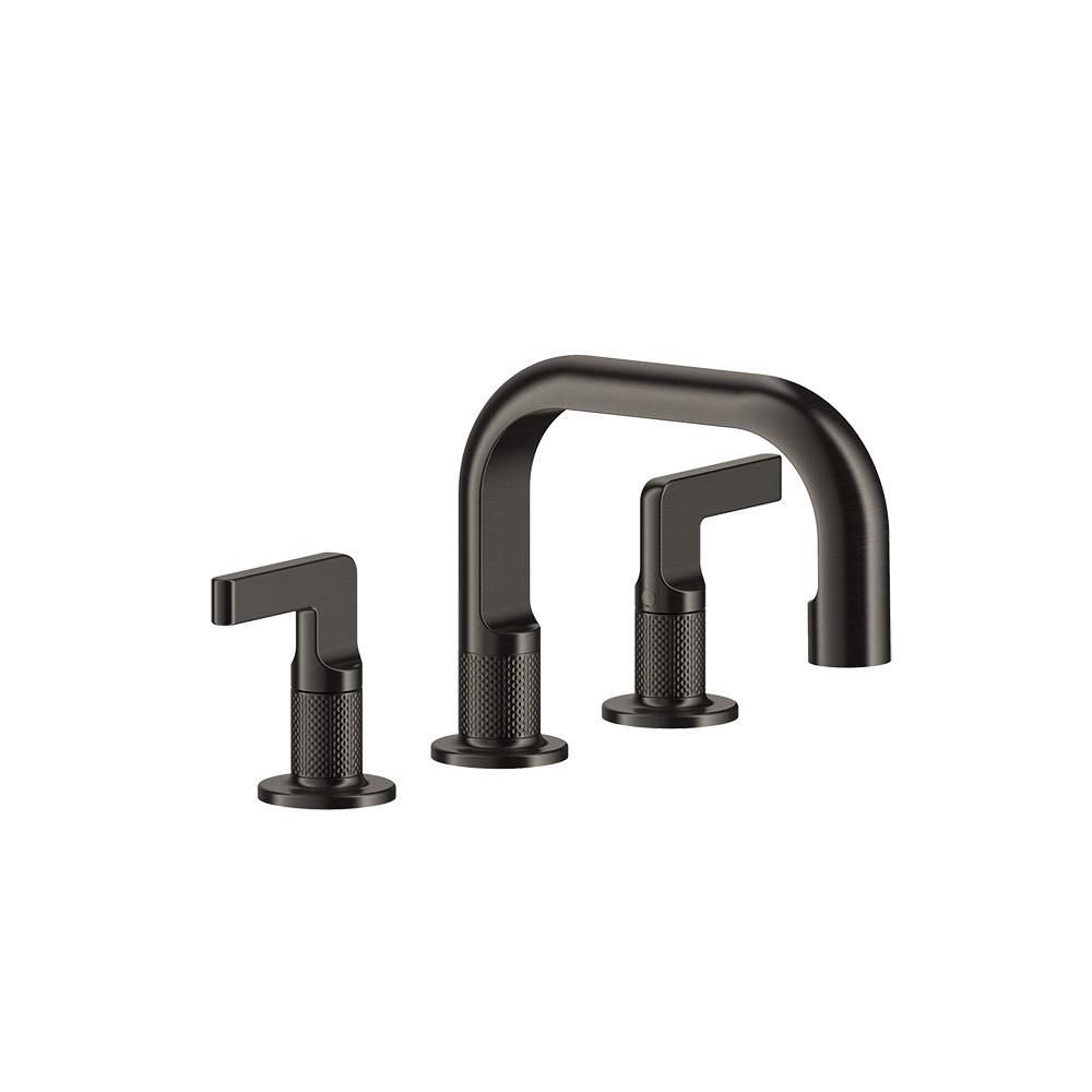 Gessi 58011 Inciso Three Hole Basin Mixer With Spout Chrome 1