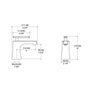 ALT 25770 Baton Rouge Single Hole Lavatory Faucet Chrome 2
