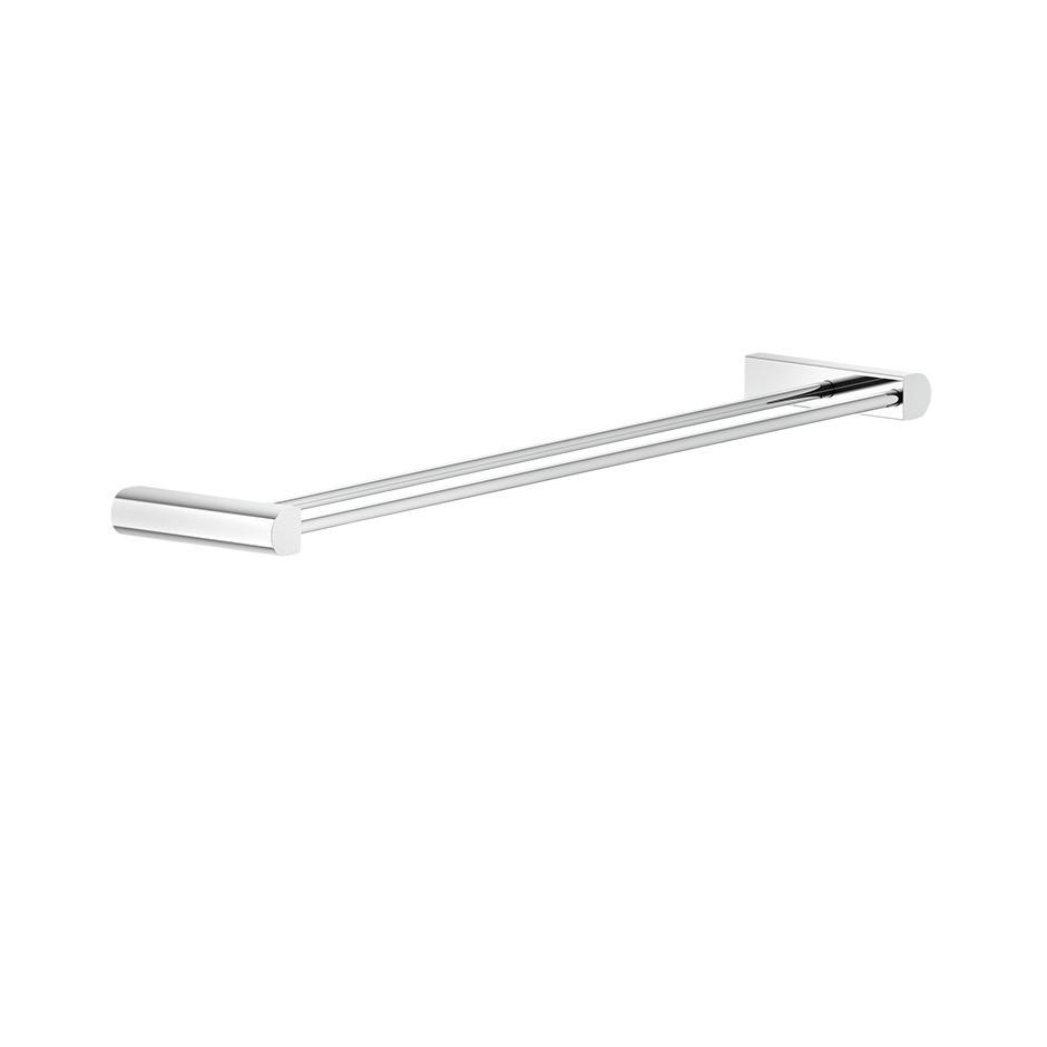 Gessi 59405 Rilievo 24" Double Wall Mounted Towel Rail Chrome 1