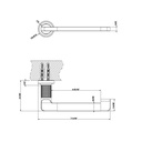 Gessi 58455 Inciso Paper Roll Holder Chrome 2