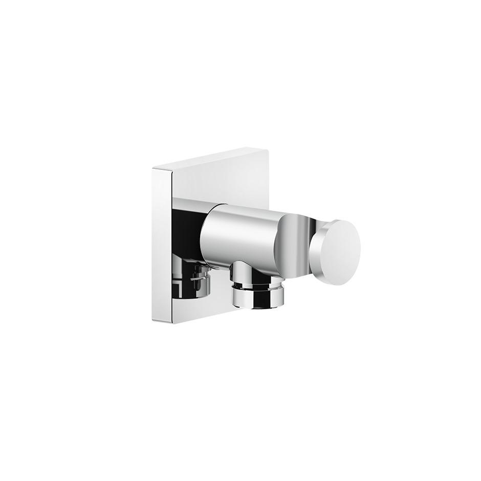Gessi 59161 Rilievo Wall Elbow 1/2&quot; Connection Chrome 1