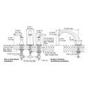 Kohler T398-4-CP Devonshire Deck-/Rim-Mount High-Flow Bath Faucet Trim With 9 Spout And Lever Handles Valve Not Included 2