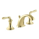 Kohler 394-4-PB Devonshire Widespread Bathroom Sink Faucet With Lever Handles 1