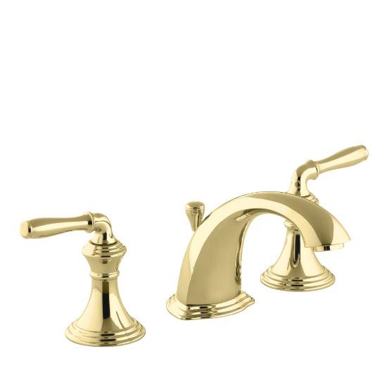 Kohler 394-4-PB Devonshire Widespread Bathroom Sink Faucet With Lever Handles 3