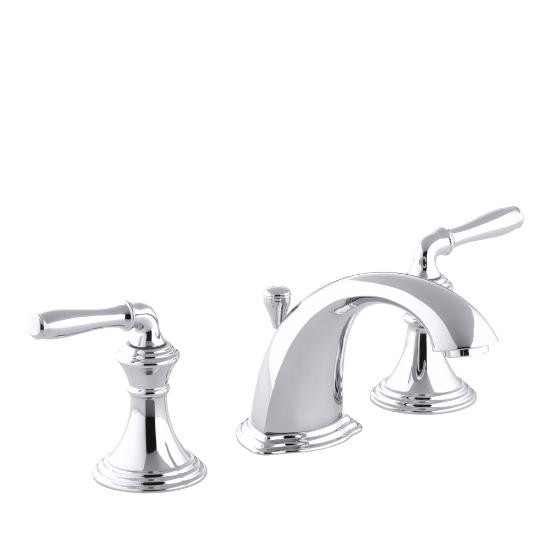 Kohler 394-4-CP Devonshire Widespread Bathroom Sink Faucet With Lever Handles 3