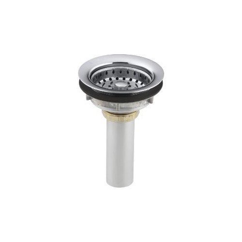 Kohler 8813-CP Stainless Steel Sink Strainer With Tailpiece 1