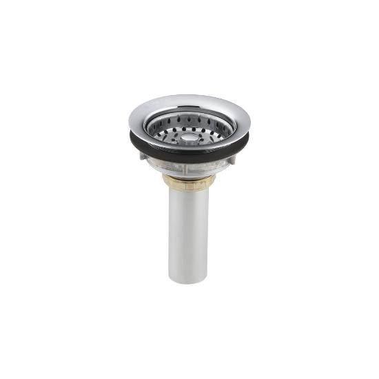 Kohler 8813-CP Stainless Steel Sink Strainer With Tailpiece 3