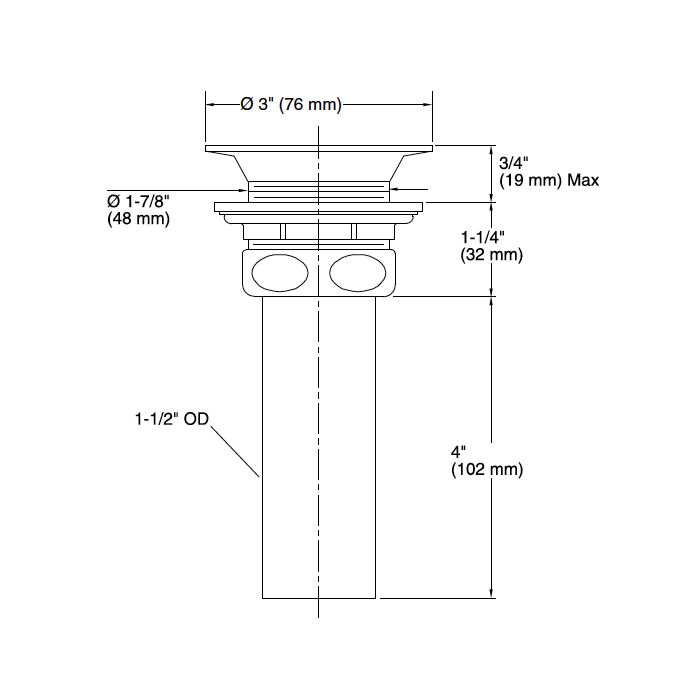 Kohler 8820-CP Sink Strainer 2