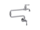 Kohler 99270-CP Artifacts Single-Hole Wall-Mount Pot Filler Kitchen Sink Faucet With 22 Extended Spout 3