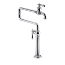 Kohler 99271-CP Artifacts Single-Hole Deck-Mount Pot Filler Kitchen Sink Faucet With 22 Extended Spout 1