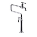 Kohler 99271-CP Artifacts Single-Hole Deck-Mount Pot Filler Kitchen Sink Faucet With 22 Extended Spout 3