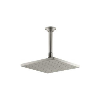 Kohler 13695-BN Contemporary Square 8" Rainhead Air Induction Spray 1