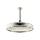 Kohler 13693-SN Traditional Round 10 Rainhead With Katalyst Air-Induction Spray 2.5 Gpm 2