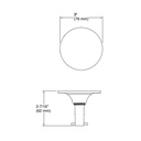 Kohler T37395-BN Pureflo Contemporary Push Button Bath Drain Trim 2