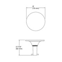 Kohler T37395-BV Pureflo Contemporary Push Button Bath Drain Trim 2