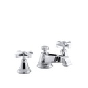Kohler 13132-3A-CP Pinstripe Pure Widespread Lavatory Faucet With Cross Handles 1