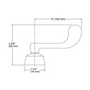 Kohler 16012-5-CP Triton Wristblade Lever Handles For Widespread Base Faucet 2