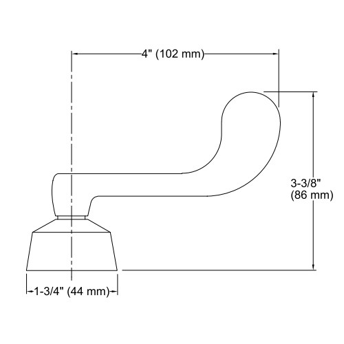 Kohler 16010-5-CP Triton Wristblade Lever Handles For Centerset Base Faucet 2