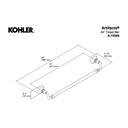 Kohler 72568-CP Artifacts 24 Towel Bar 2