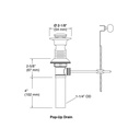Kohler 7114-TT Premier Pop-Up Drain Exposed Without Overflow 2