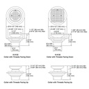 Kohler 9136-AF Square Design Tile-In Shower Drain 2