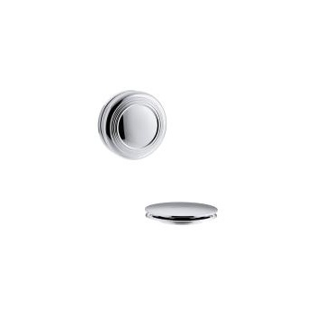 Kohler T37396-CP Pureflo Traditional Push Button Bath Drain Trim 1