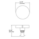 Kohler T37392-AF Pureflo Contemporary Rotary Turn Bath Drain Trim 2