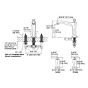 Kohler T16236-4-BN Margaux Deck-Mount High-Flow Bath Faucet Trim With Lever Handles Valve Not Included 2