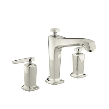 Kohler T16236-4-SN Margaux Deck-Mount High-Flow Bath Faucet Trim With Lever Handles Valve Not Included 1