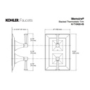 Kohler T10422-4V-BN Memoirs Stacked Valve Trim With Stately Design And Deco Lever Handles Valve Not Included 1