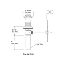 Kohler 7114-A-TT Premier Pop-Up Drain Exposed With Overflow 2