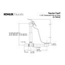 Kohler 7169-AF-2BZ Clearflo 1-1/2 Adjustable Pop-Up Drain 2