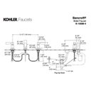Kohler 10586-4-CP Bancroft Bidet Faucet With Lever Handles 2